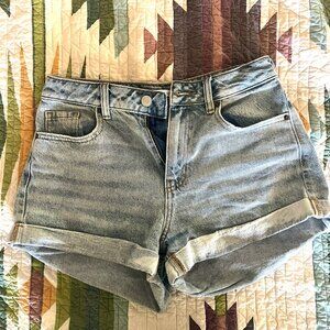 Pacsun Light Denim Mom Shorts